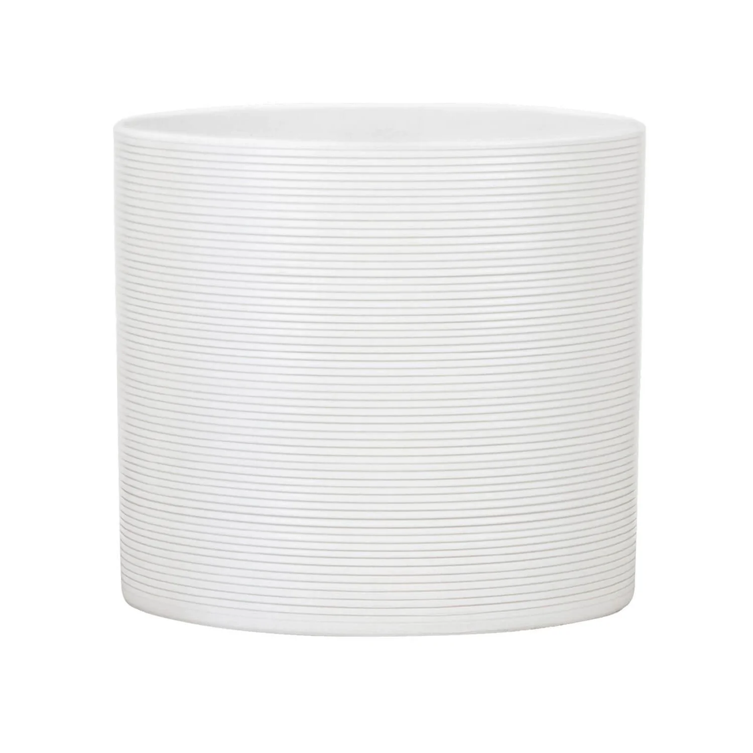 White Plant Pot - 16cm 3 White Plant Pot - 16cm - Image 3