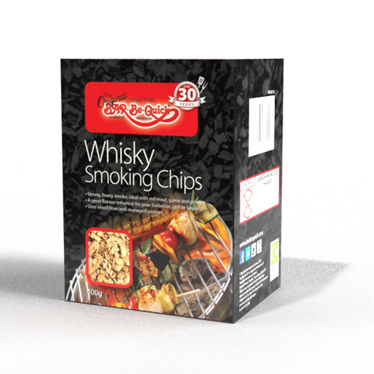 Bar-Be-Quick Smoking Chips - Whisky 1 Bar-Be-Quick Smoking Chips - Whisky