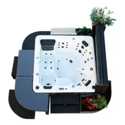 Canadian Spa Rattan Square Corner Spa Steps -Cheap Grove Sanctuary Store 12817839 7934833236379432