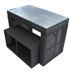Canadian Spa Rattan Square Straight Spa Bar & Stool -Cheap Grove Sanctuary Store 12817856 2044833194055240