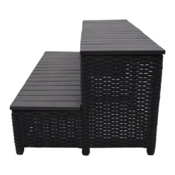 Canadian Spa Rattan Square Spa Step For 84in Hot Tub -Cheap Grove Sanctuary Store 12817863 1804833193585077