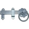 None Ring Gate Latch - 15.2cm, Zinc