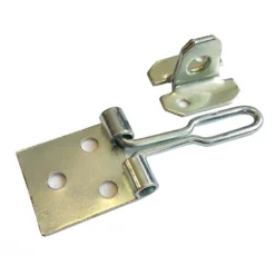 None Wire Hasp & Staple - Zinc Plated - 76mm