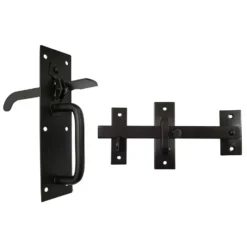 None Suffolk Latch - Black - 152mm