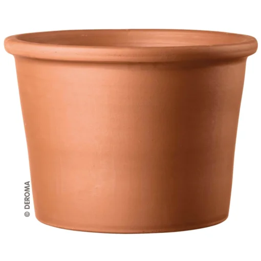 Deroma Terracotta Border Cylinder Plant Pot - 28cm -Cheap Grove Sanctuary Store 12821652 6194831882792236