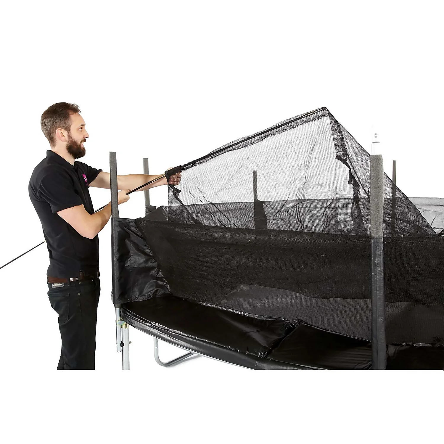 Plum 8ft Space Zone II Springsafe Trampoline & Enclosure 7 Plum 8ft Space Zone II Springsafe Trampoline & Enclosure - Image 7