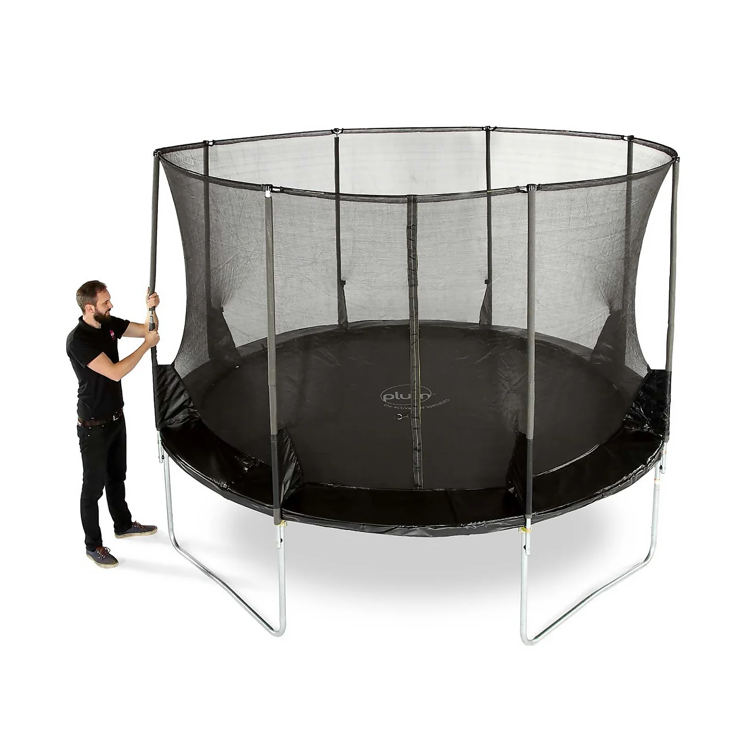 Plum 8ft Space Zone II Springsafe Trampoline & Enclosure 9 Plum 8ft Space Zone II Springsafe Trampoline & Enclosure - Image 9