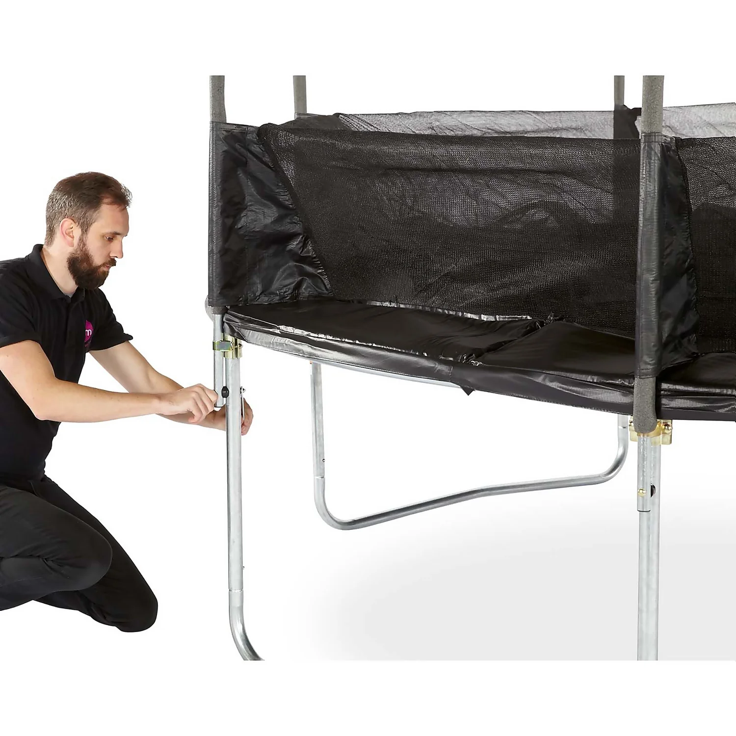 Plum 10ft Space Zone II Springsafe Trampoline & Enclosure 4 Plum 10ft Space Zone II Springsafe Trampoline & Enclosure - Image 4