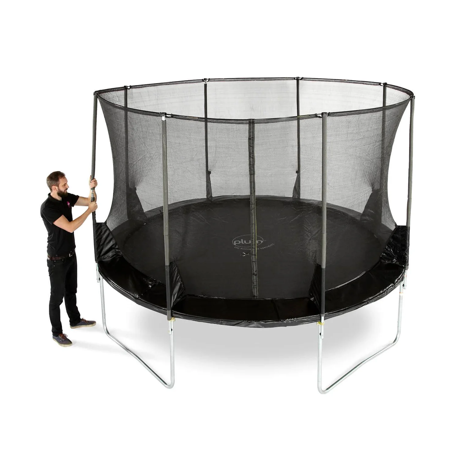 Plum 10ft Space Zone II Springsafe Trampoline & Enclosure 9 Plum 10ft Space Zone II Springsafe Trampoline & Enclosure - Image 9