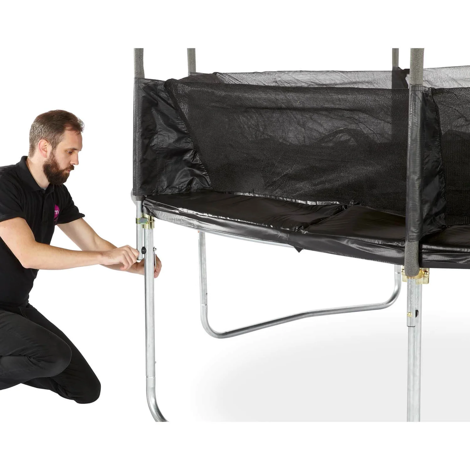 Plum 12ft Space Zone II Springsafe Trampoline & Enclosure 4 Plum 12ft Space Zone II Springsafe Trampoline & Enclosure - Image 4