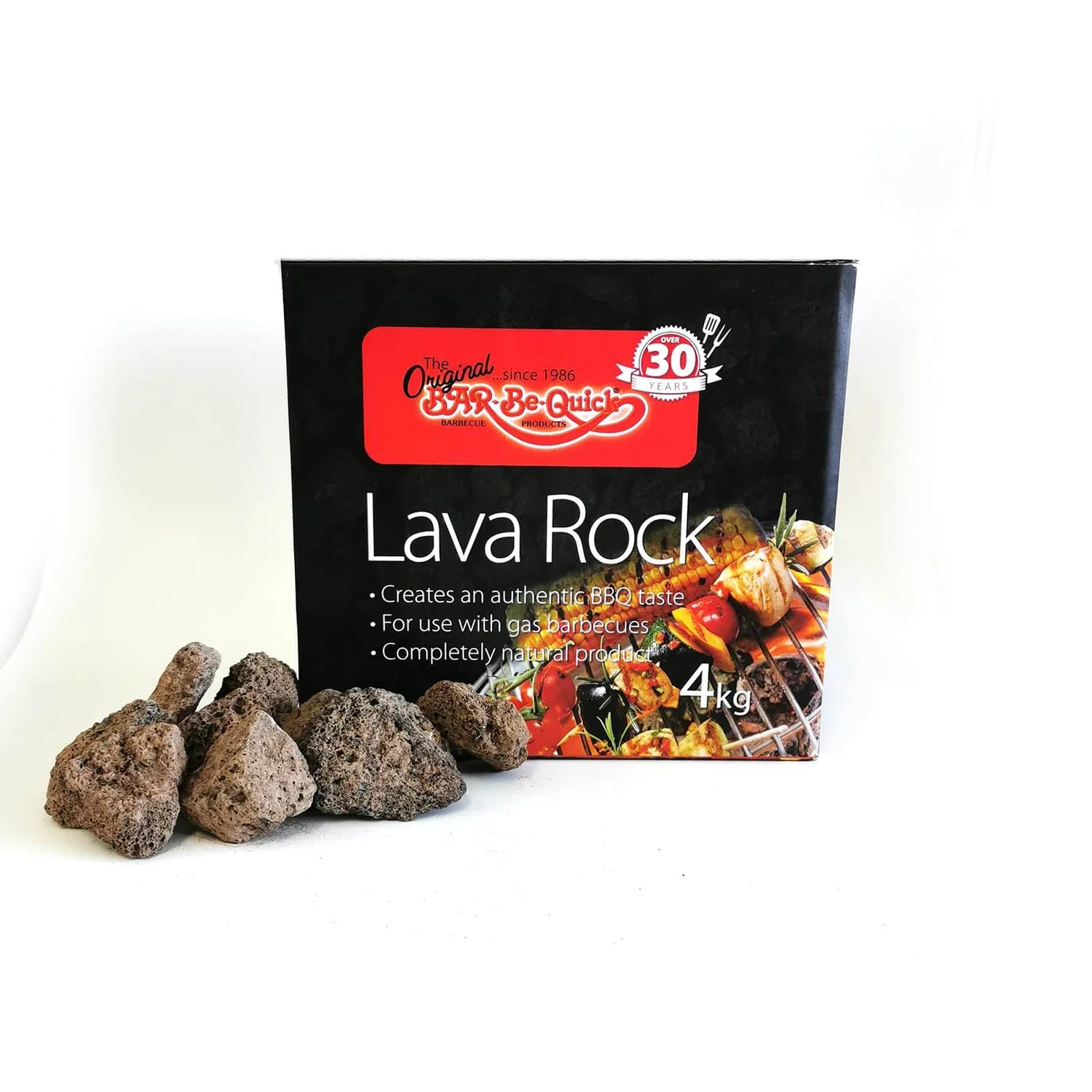Bar-Be-Quick Lava Rock 4kg 1 Bar-Be-Quick Lava Rock 4kg