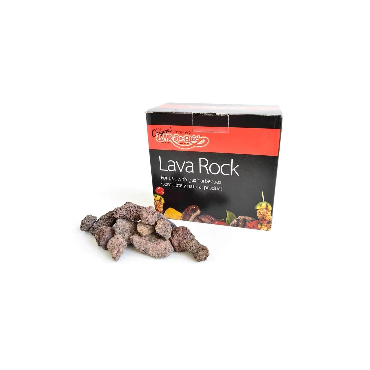 Bar-Be-Quick Lava Rock 4kg 2 Bar-Be-Quick Lava Rock 4kg - Image 2
