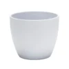 Grey Stone Ceramic Cover Pot - 22cm
