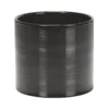 Glass Grey Ceramic Cover Pot - 28cm