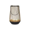 La Hacienda Pioneer 24cm Metal Lantern - Black & Gold