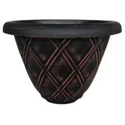 Westminster Lattice Round Pot - 33cm -Cheap Grove Sanctuary Store 12834659 7894833167559987