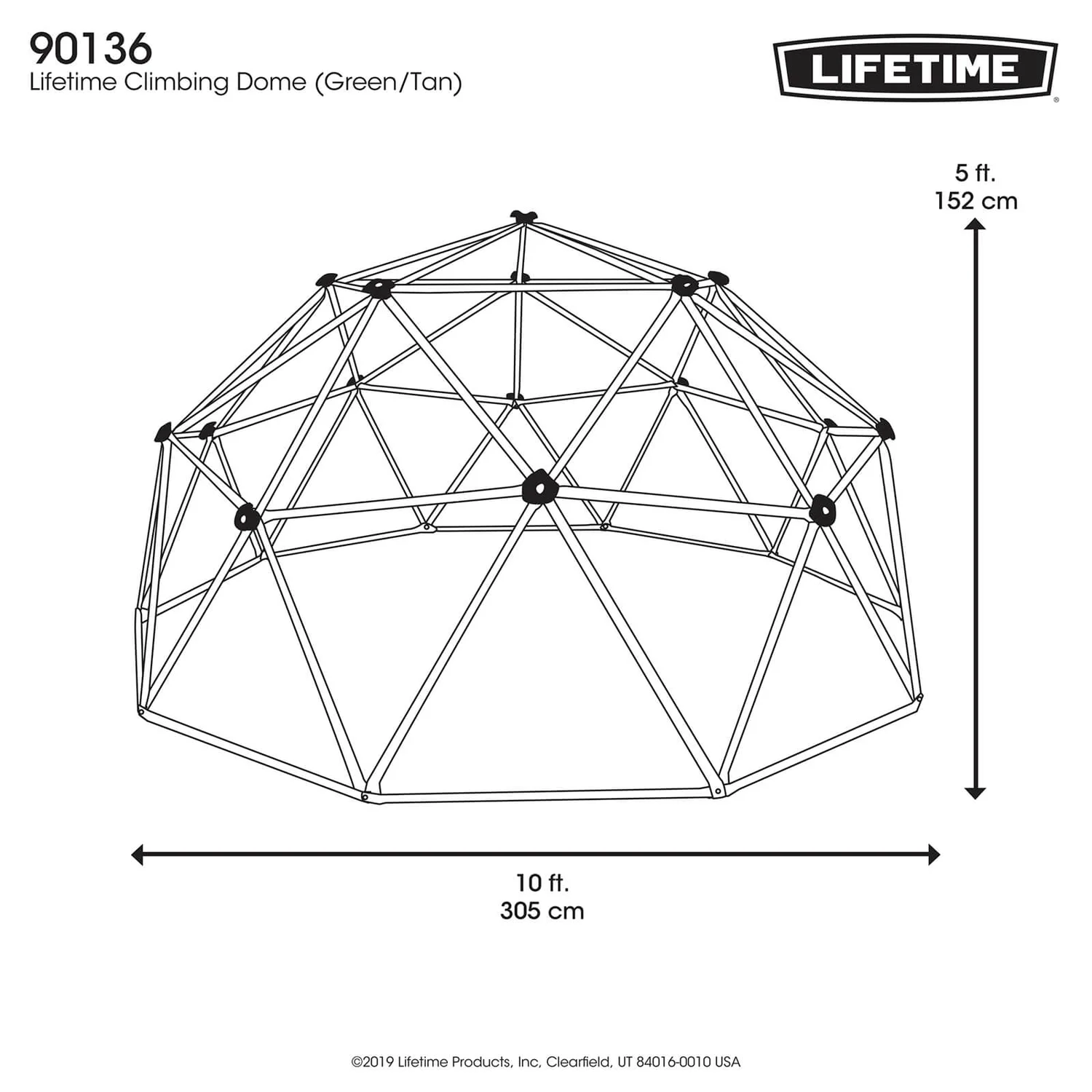 Lifetime Climbing Geodome - Earthtone 9 Lifetime Climbing Geodome - Earthtone - Image 9