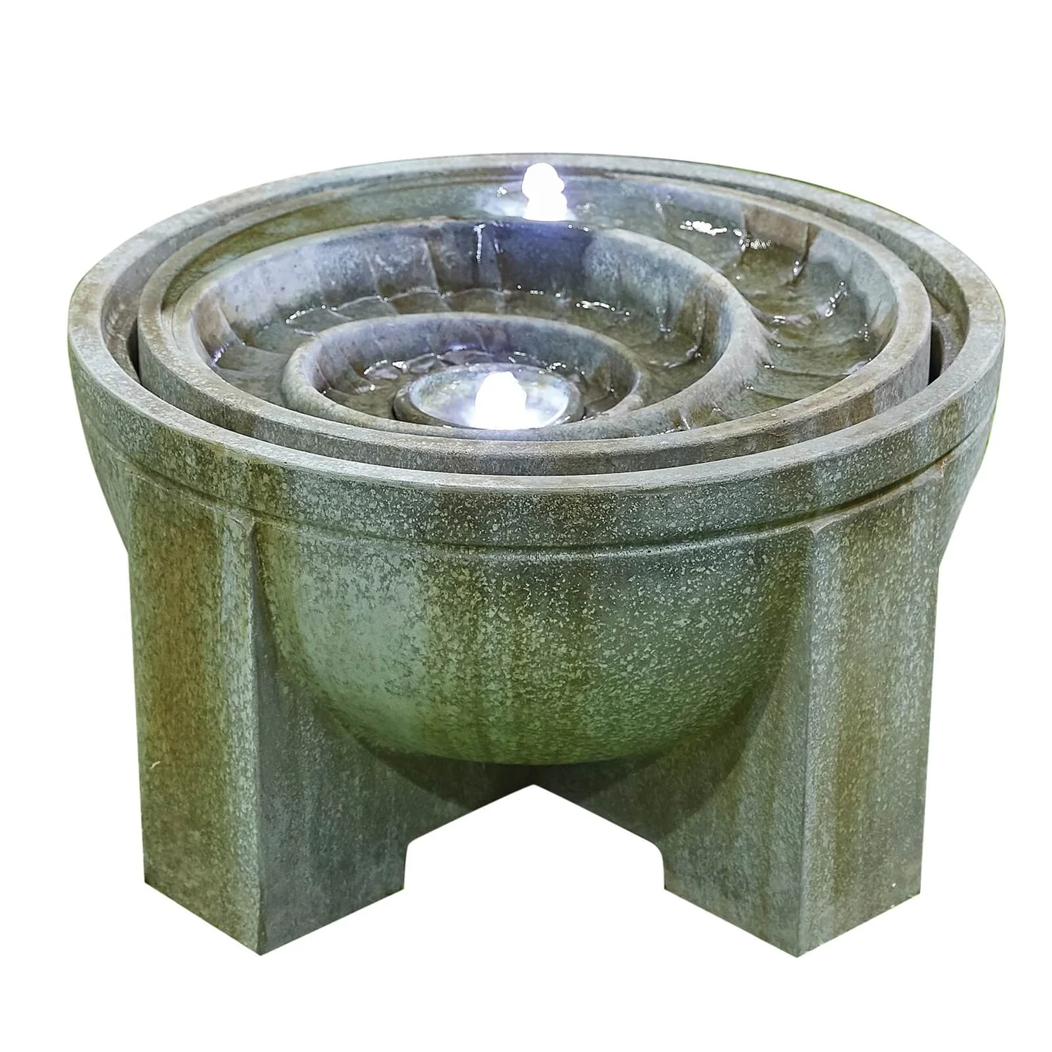 Stylish Fountains Fossil Water Feature Incl LEDS 1 Stylish Fountains Fossil Water Feature Incl LEDS
