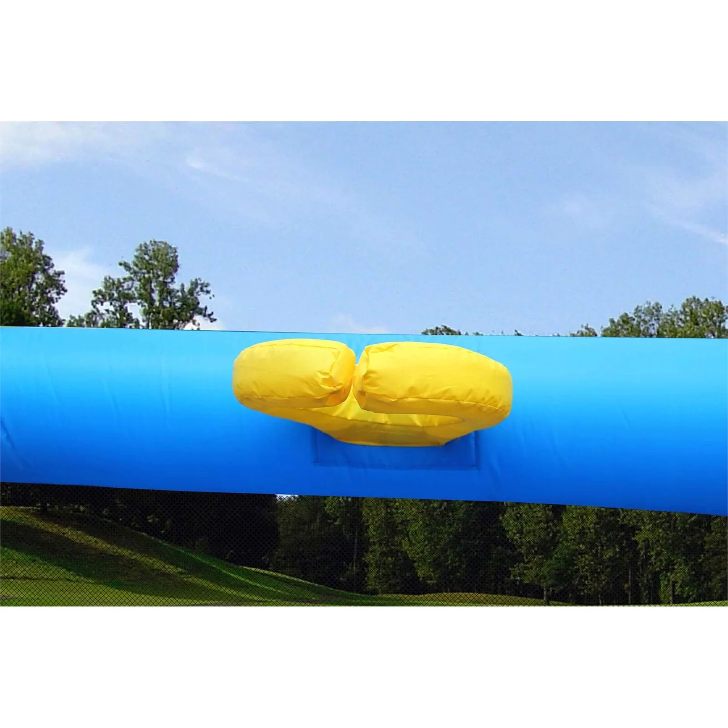 Happy Hop Bouncy Castle With Slide And Hoop 2 Happy Hop Bouncy Castle With Slide And Hoop - Image 2