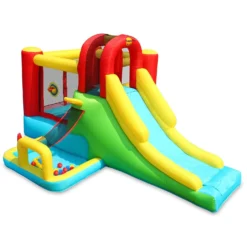 Happy Hop Inflatable With Slide Adventure Combo