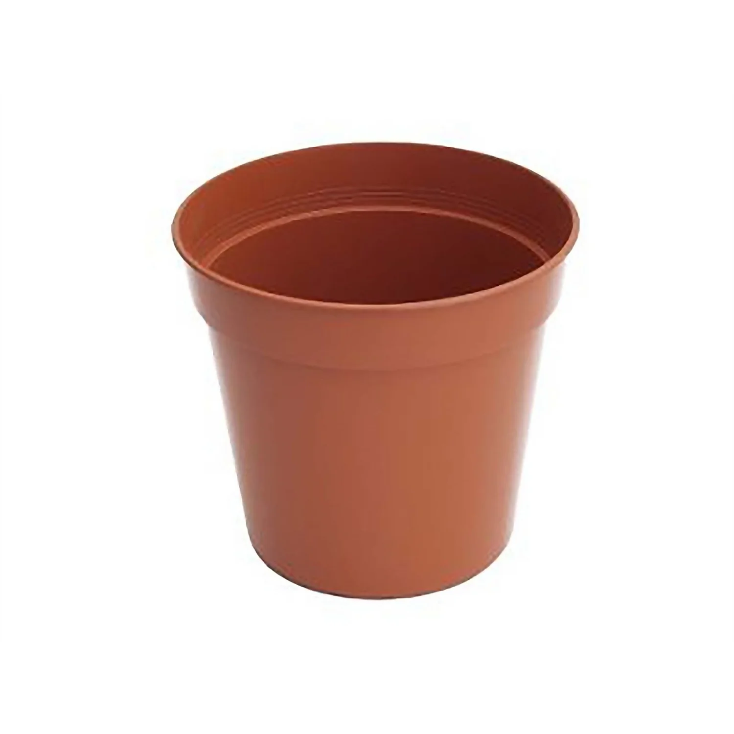 Flower Pot In Orange - 17.8cm 1 Flower Pot In Orange - 17.8cm