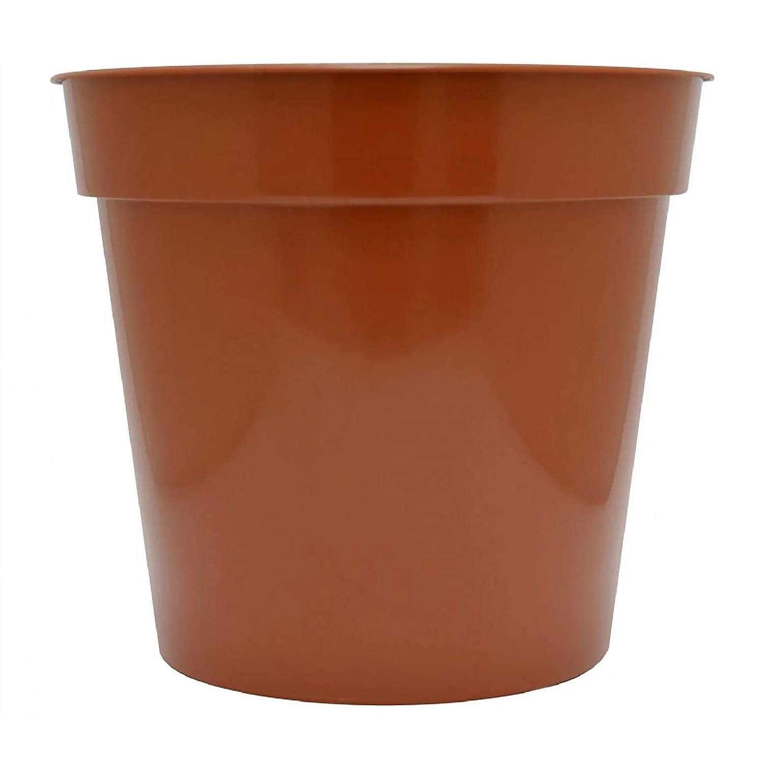 Flower Pot In Orange - 20cm 1 Flower Pot In Orange - 20cm