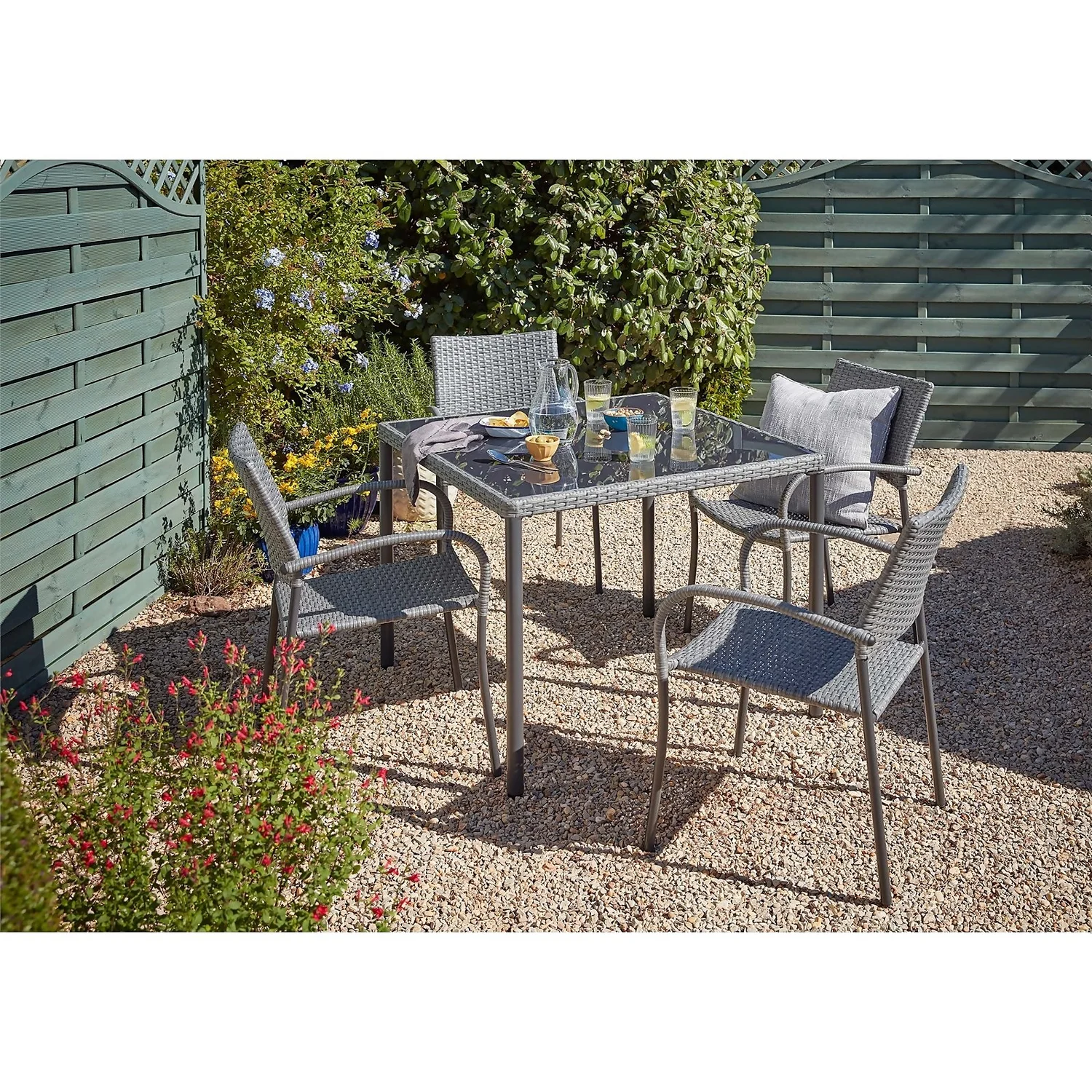 Bambrick 4 Seater Garden Dining Set 9 Bambrick 4 Seater Garden Dining Set - Image 9