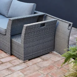 Bambrick 6 Seater Grey Rattan Garden Sofa Set 12 Bambrick 6 Seater Grey Rattan Garden Sofa Set -Cheap Grove Sanctuary Store 12882317 1254931176778175