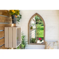 Church Window Outdoor Garden Mirror - 105cm -Cheap Grove Sanctuary Store 12883608 1194875470403912