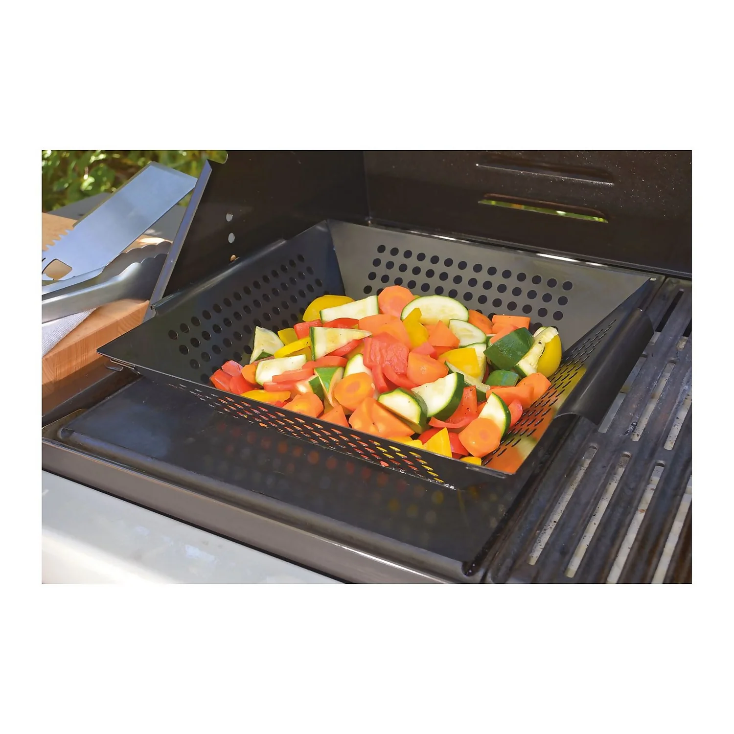 BBQ Buddy BBQ Grill Topper Basket 2 BBQ Buddy BBQ Grill Topper Basket - Image 2