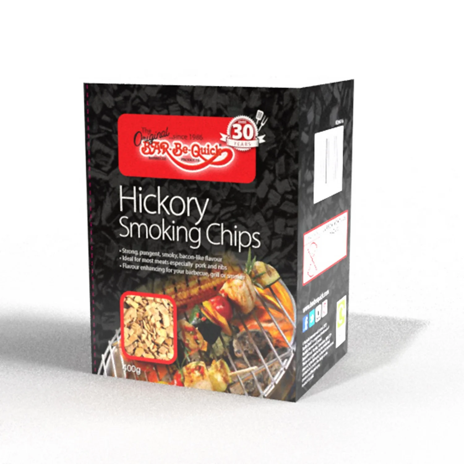 Bar-Be-Quick Smoking Chips - Hickory 1 Bar-Be-Quick Smoking Chips - Hickory