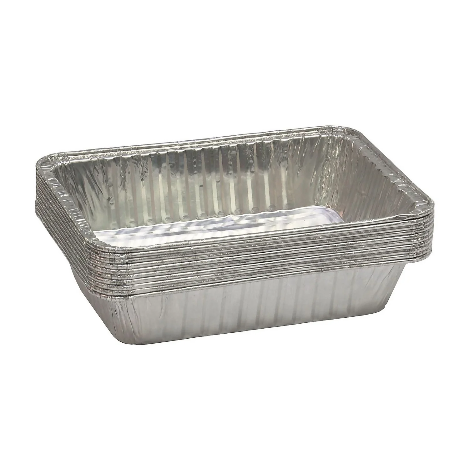 Pack Of 10 BBQ Buddy Aluminium Drip Trays - Small 1 Pack Of 10 BBQ Buddy Aluminium Drip Trays - Small