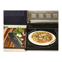 BBQ Pizza Stone With Stand And Cutter 5 BBQ Pizza Stone With Stand And Cutter -Cheap Grove Sanctuary Store 12884201 2534843338122889
