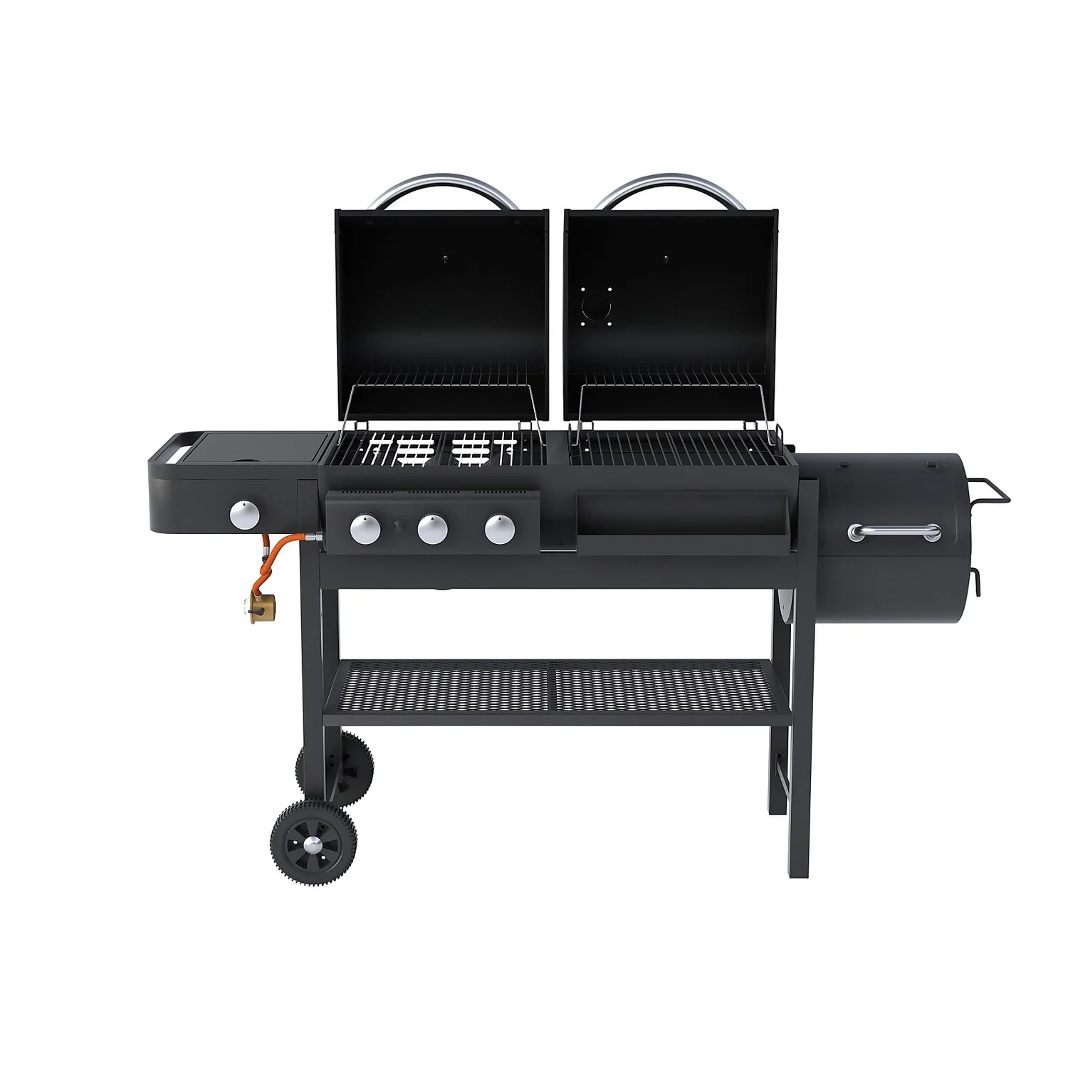 Texas Dual Fuel With Smoker BBQ 3 Texas Dual Fuel With Smoker BBQ - Image 3