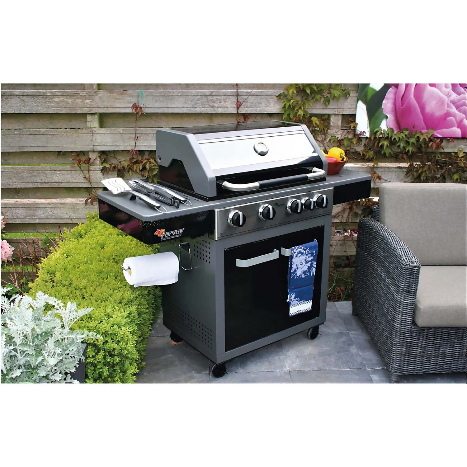 Fervor Ranger 410 4 Burner Gas BBQ 7 Fervor Ranger 410 4 Burner Gas BBQ - Image 7