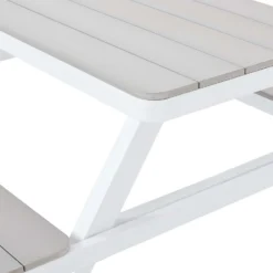 Picnic Bench - White & Grey 14 Picnic Bench - White & Grey -Cheap Grove Sanctuary Store 12885210 1514846186591569