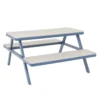Picnic Bench - Navy & Grey
