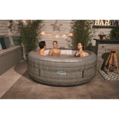 CleverSpa Florence 6 Person Round Hot Tub 11 CleverSpa Florence 6 Person Round Hot Tub -Cheap Grove Sanctuary Store 12885292 7334843285068261