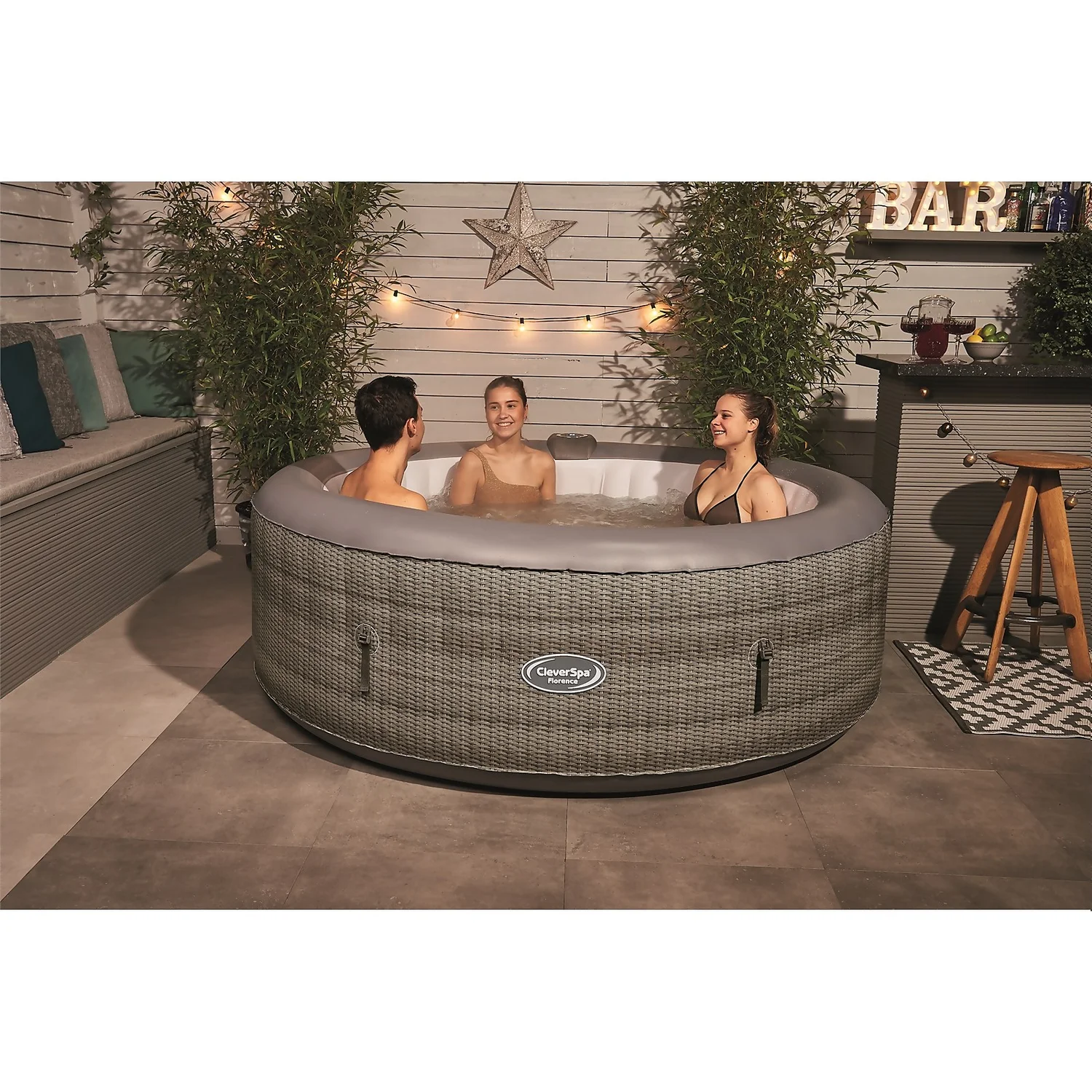 CleverSpa Florence 6 Person Round Hot Tub 3 CleverSpa Florence 6 Person Round Hot Tub - Image 3