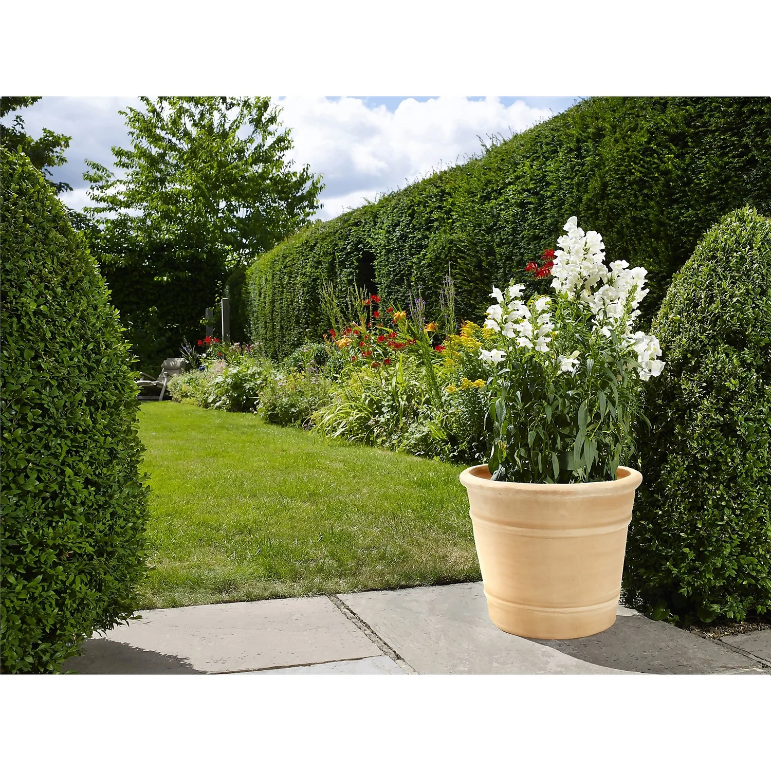 Himalaya Terracotta Vase - 25cm 2 Himalaya Terracotta Vase - 25cm - Image 2