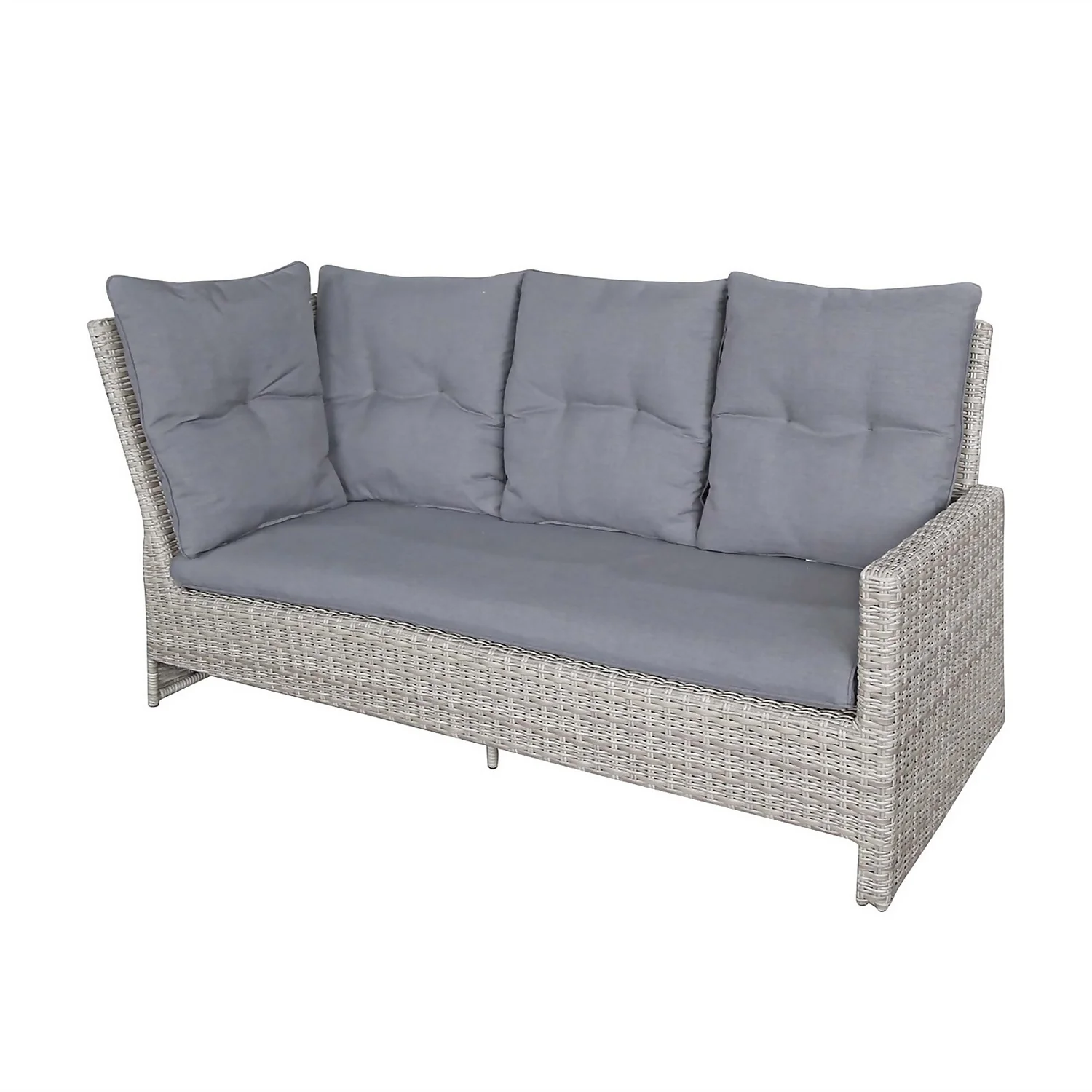 Mortimer Grey Rattan Garden Corner Sofa Set 7 Mortimer Grey Rattan Garden Corner Sofa Set - Image 7