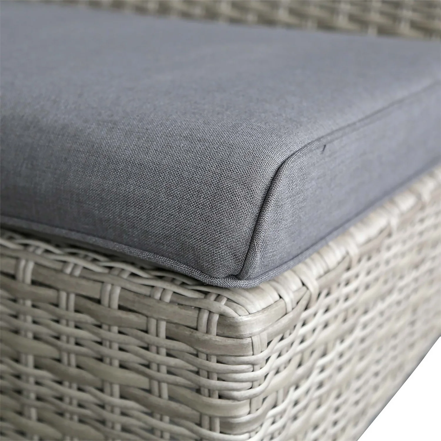 Mortimer Grey Rattan Garden Corner Sofa Set 9 Mortimer Grey Rattan Garden Corner Sofa Set - Image 9