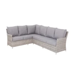 Florence Grey Rattan Effect Garden Corner Sofa Set 15 Florence Grey Rattan Effect Garden Corner Sofa Set -Cheap Grove Sanctuary Store 12887809 5834843689783909