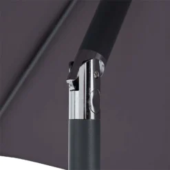 None 2.1m Crank & Tilt Parasol Dark Grey - Dia. 38mm -Cheap Grove Sanctuary Store 12888560 2074843674185979