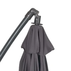 3m Overhanging Parasol - Dark Grey -Cheap Grove Sanctuary Store 12888567 1604966185535941