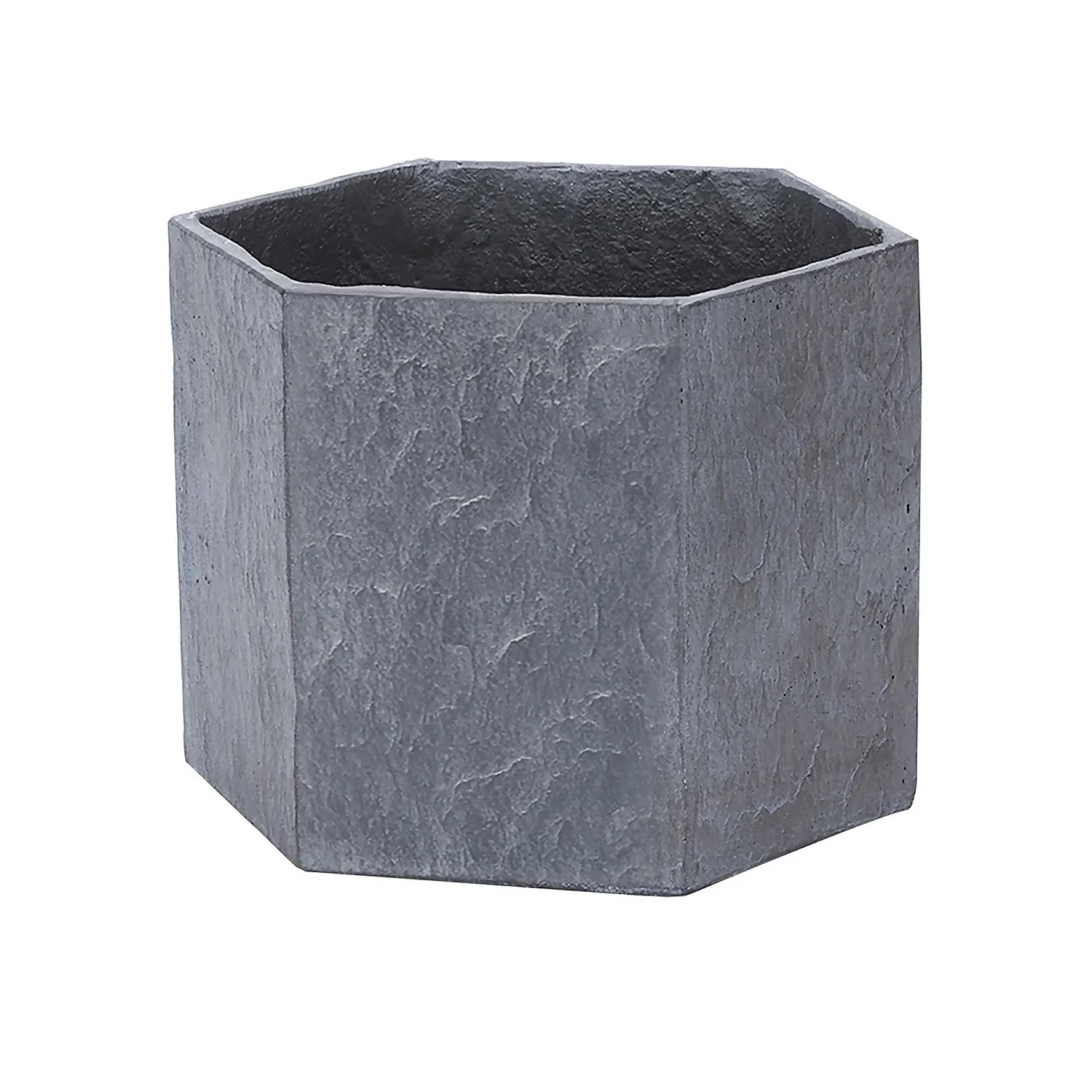 Slate Hexagon Planter - 35cm 1 Slate Hexagon Planter - 35cm