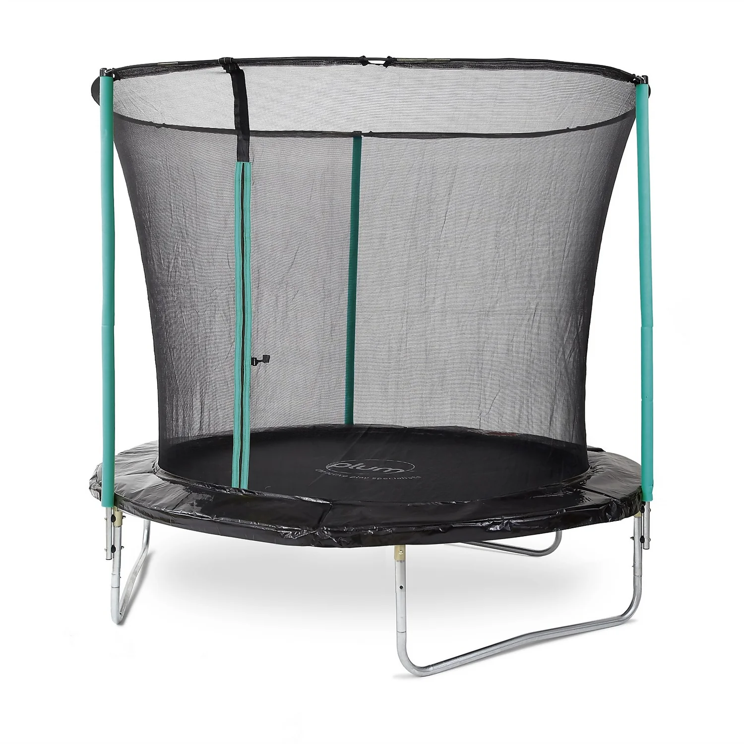 Plum Turquoise 8ft Trampoline 1 Plum Turquoise 8ft Trampoline