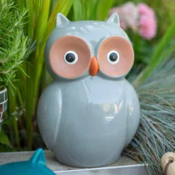 Ceramic Owl Garden Ornament - 25cm -Cheap Grove Sanctuary Store 12890924 1154941774098448