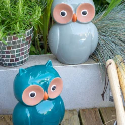 Ceramic Owl Garden Ornament - 25cm -Cheap Grove Sanctuary Store 12890924 1294941773911491