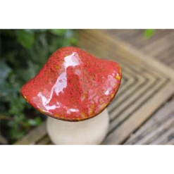 Ceramic Mushroom Garden Ornament - Medium -Cheap Grove Sanctuary Store 12890925 5224843660767021